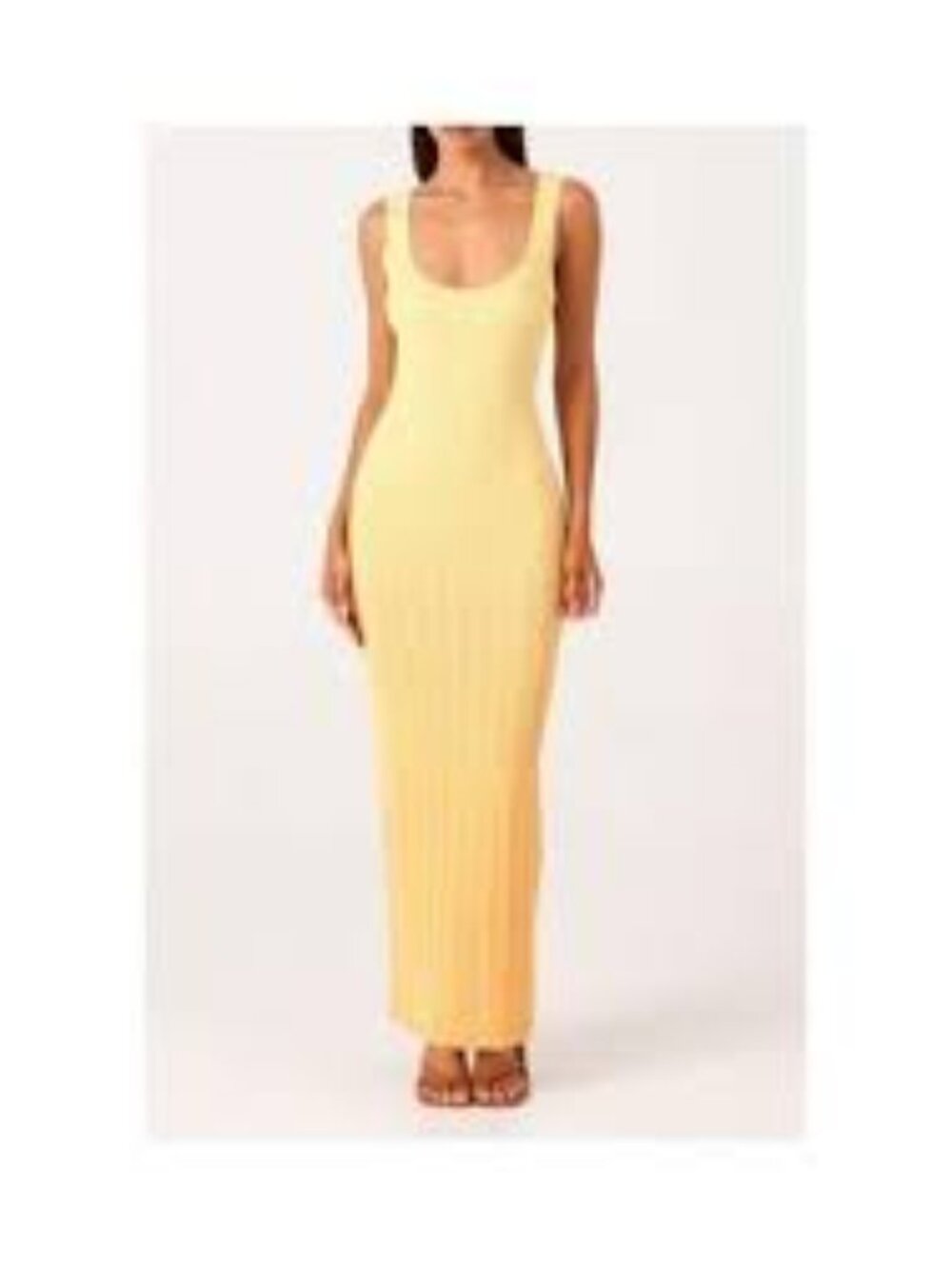 SNDYS Odessa Ombré Variegated Rib Cody-Con Maxi Dress
